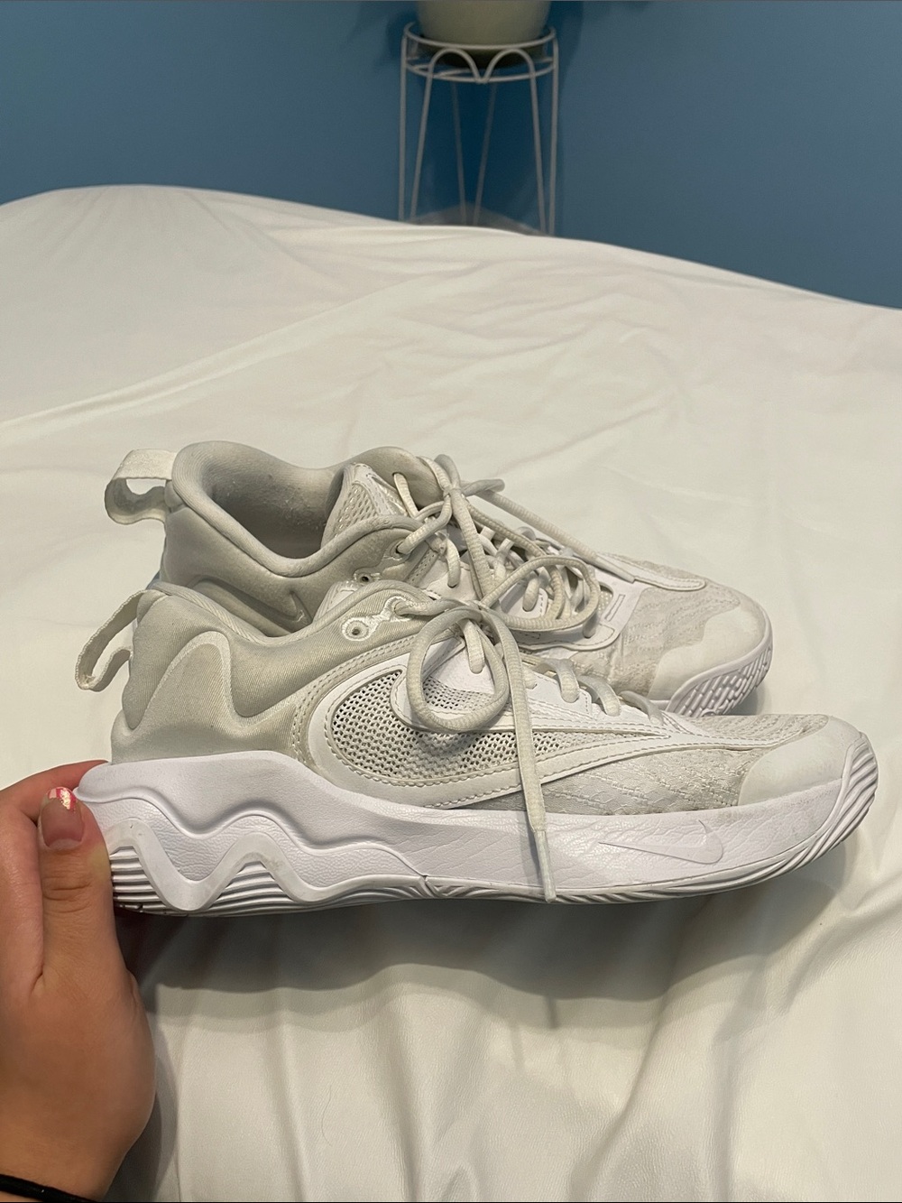 All-White Nike Gianni’s Immortality 3’s